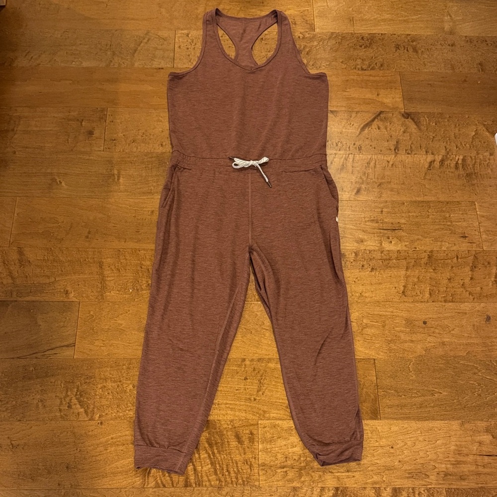 Vuori Lux Harem Jumpsuit Terracotta Heather - Picture 6 of 6